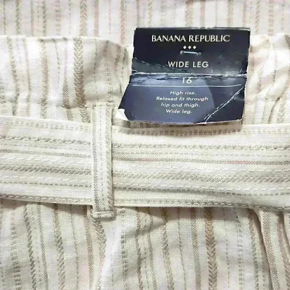 Banana Republic Linen-Blend Paperbag Pant - Picture 5 of 6